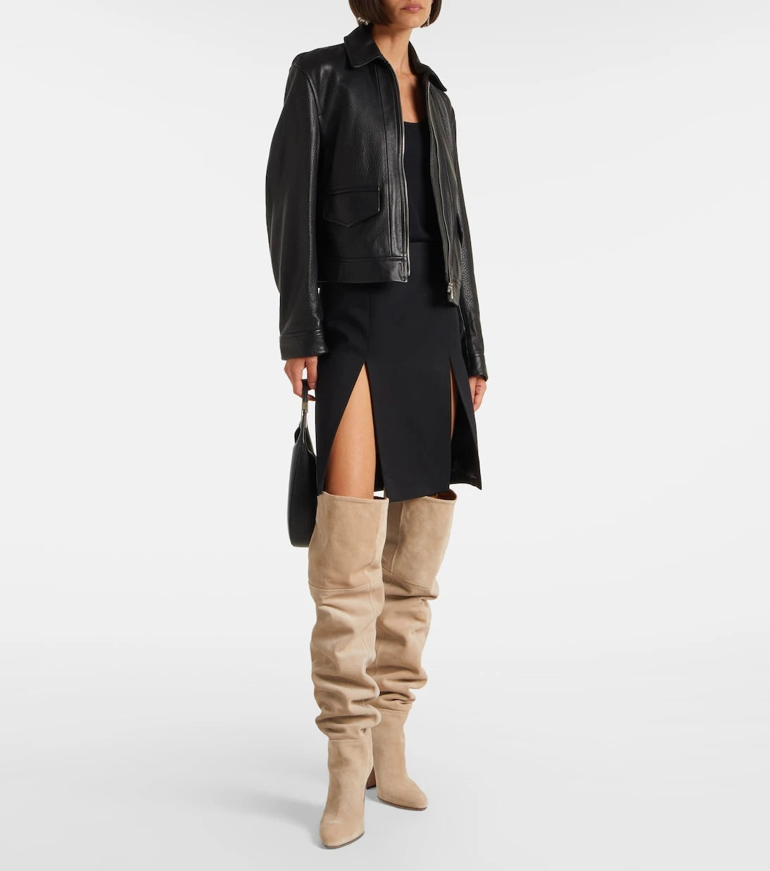 Paris Texas - Lavinia 100 suede over-the-knee boots