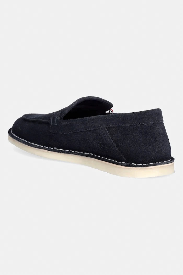 Tommy Hilfiger Erkek Süet Mokasen HILFIGER STITCHDOWN SUEDE LOAFER
