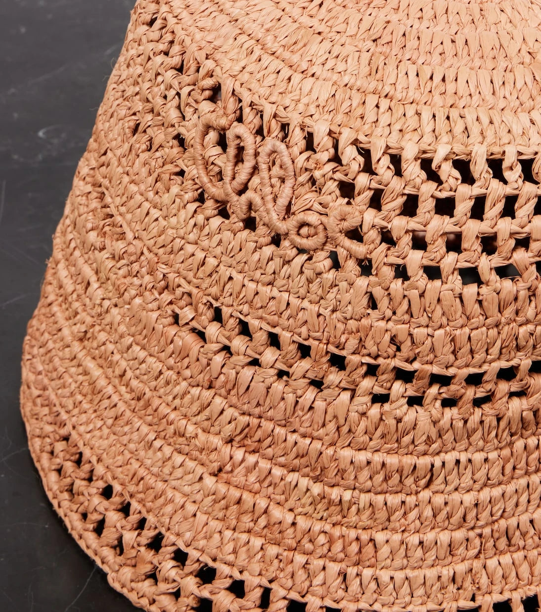 Chloé - Sunset raffia bucket hat
