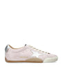 Pink Suede-Leather True Star Sneakers