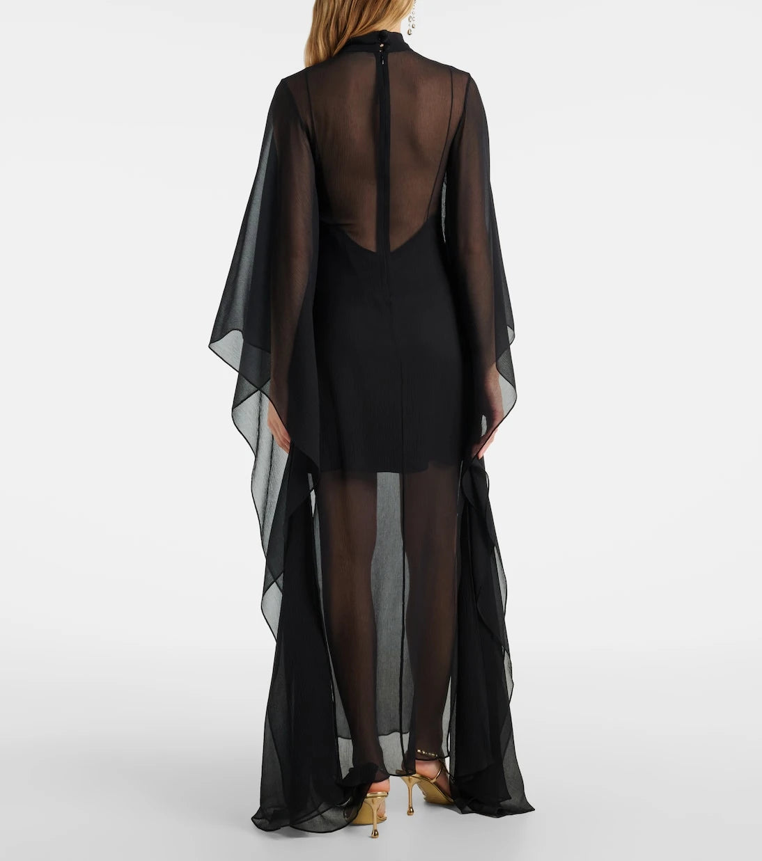Taller Marmo - Lanzarote Garden crêpe chiffon kaftan