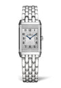 Small Stainless Steel and Diamond Reverso Classic Duetto Watch 21mm