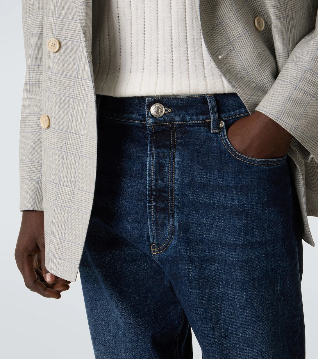Brunello Cucinelli - Mid-rise slim jeans