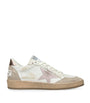 Golden Goose White Leather Ball Star Sneakers