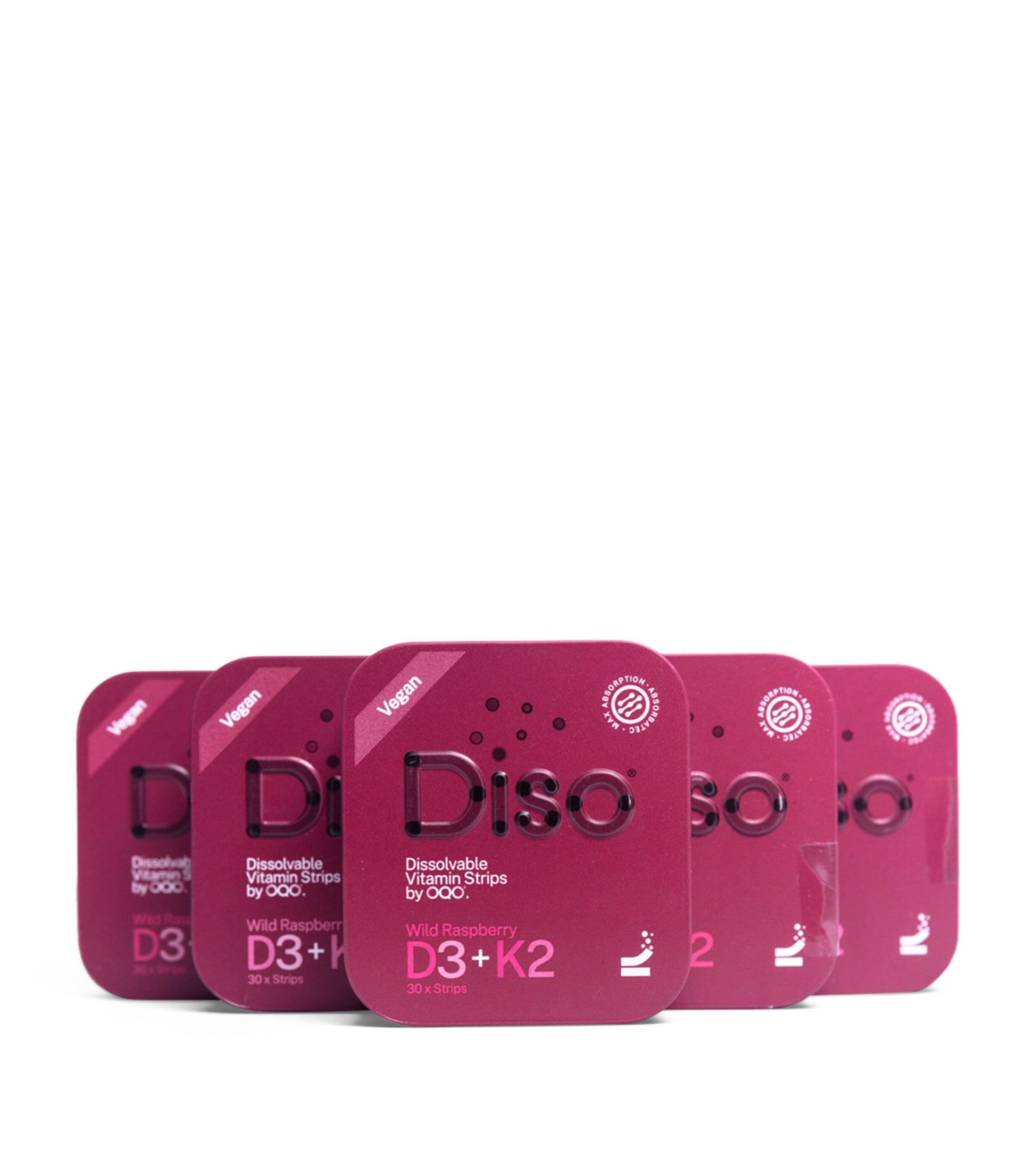 OQO DISO D3 + K2 Vitamin Strips (30 Strips)
