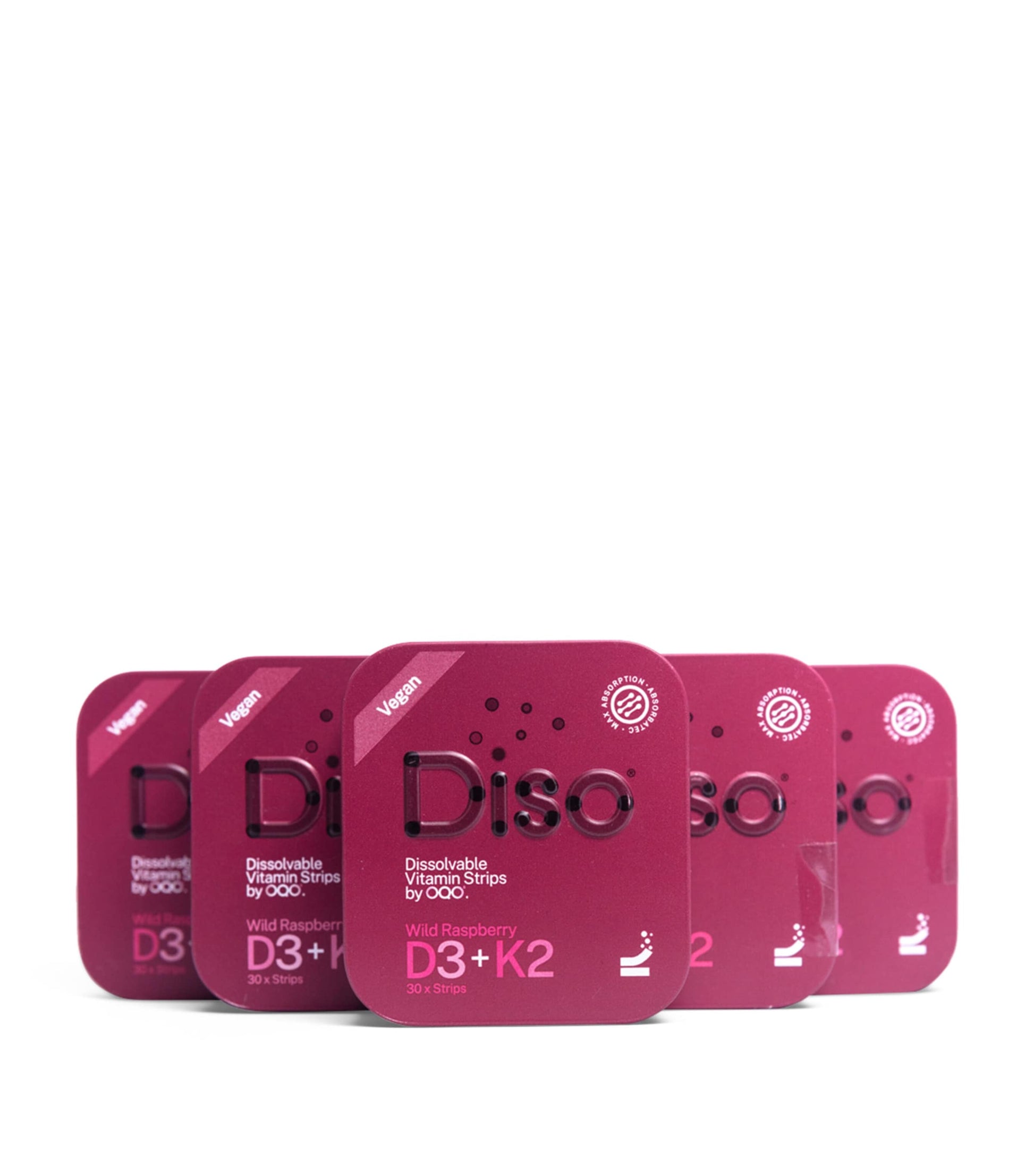 OQO DISO D3 + K2 Vitamin Strips (30 Strips)