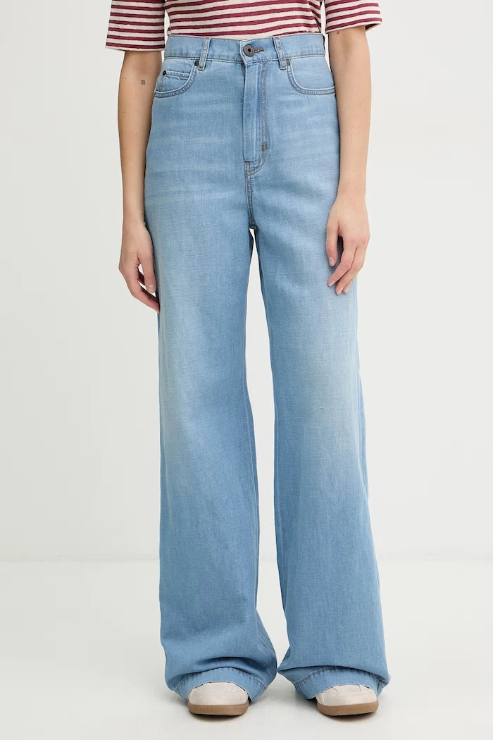 Weekend Max Mara дънки wide leg дамски LATINO