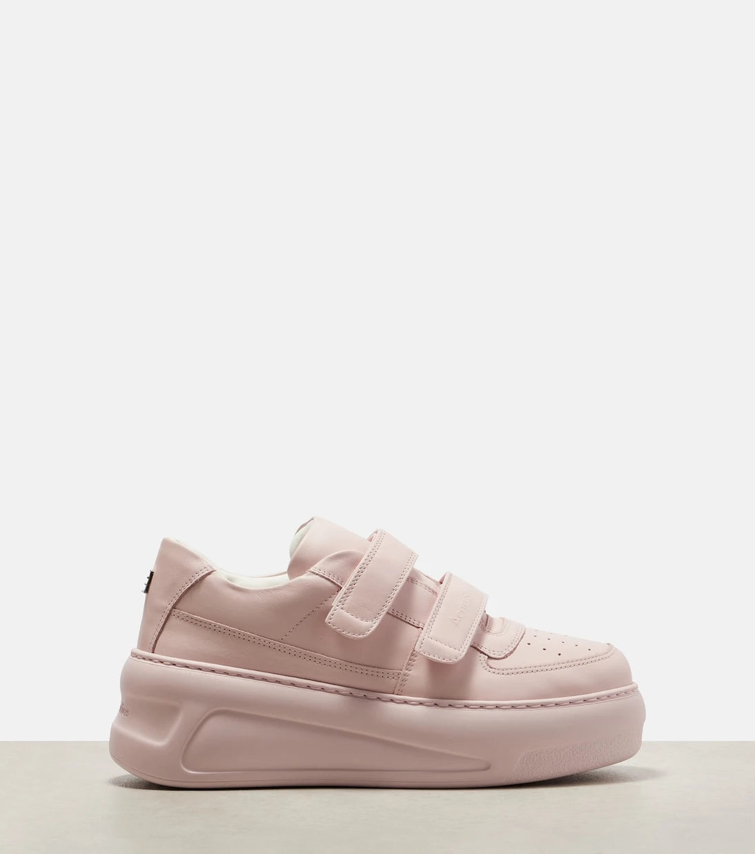 Acne Studios - Face leather platform sneakers
