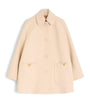 Valentino Nude Virgin Wool Overcoat
