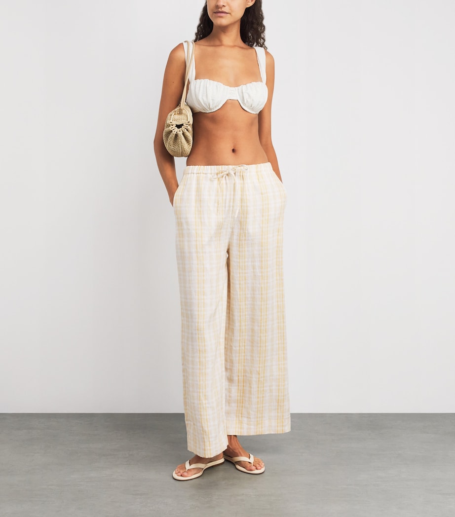 Faithfull the Brand White Broderie Anglaise Emily Bikini Top