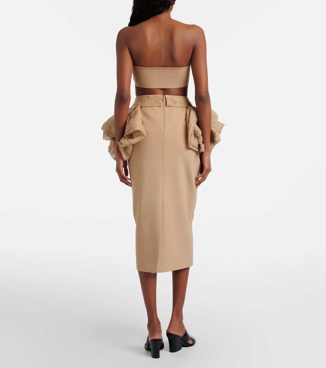 Max Mara - Baccano peplum pencil skirt