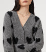 Amora Knit Cardigan GREY/BLACK