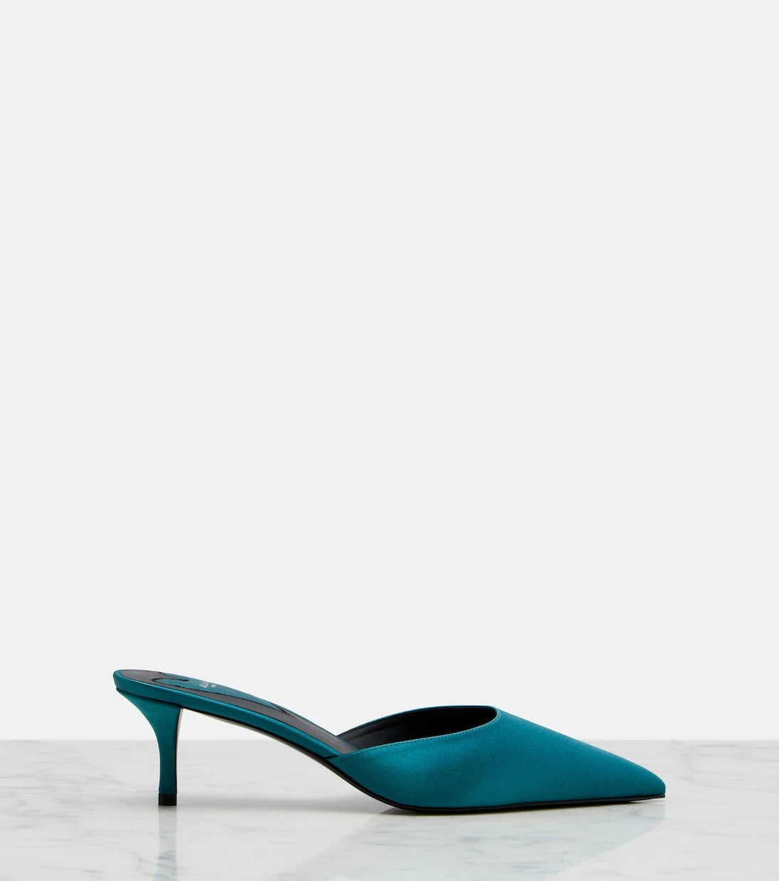 Alaïa - Le Coeur satin mules