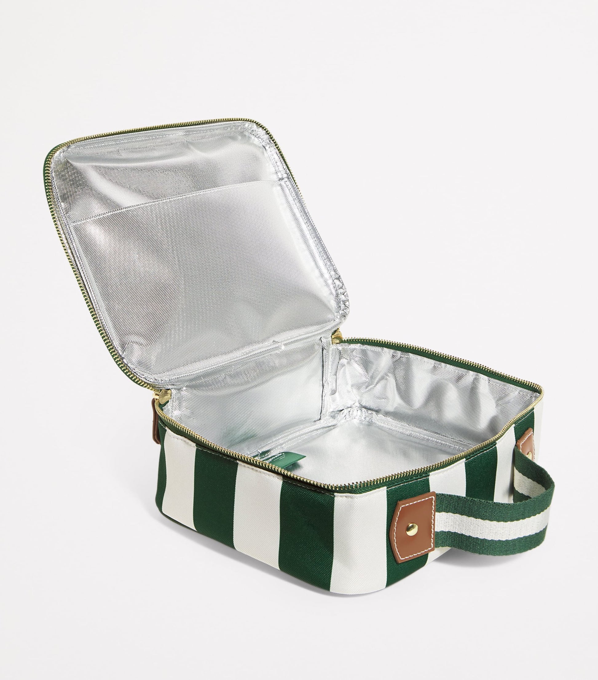 Striped Sandwich Box HARRODS GREEN