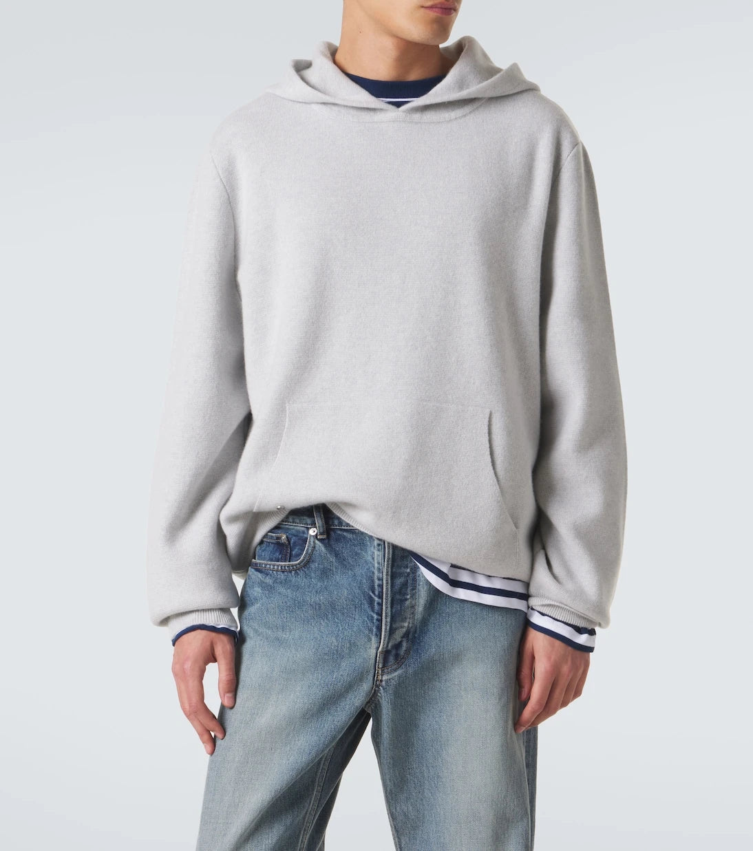God's True Cashmere - Cashmere hoodie with quartz