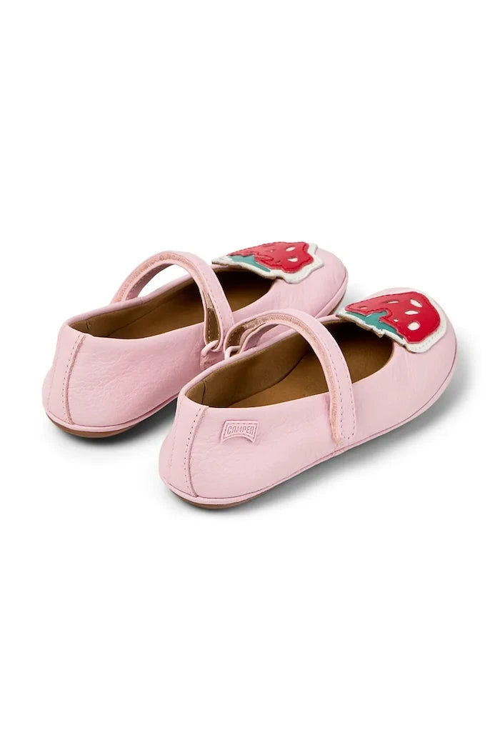 Camper TWS Kids Çocuk Deri Babetler