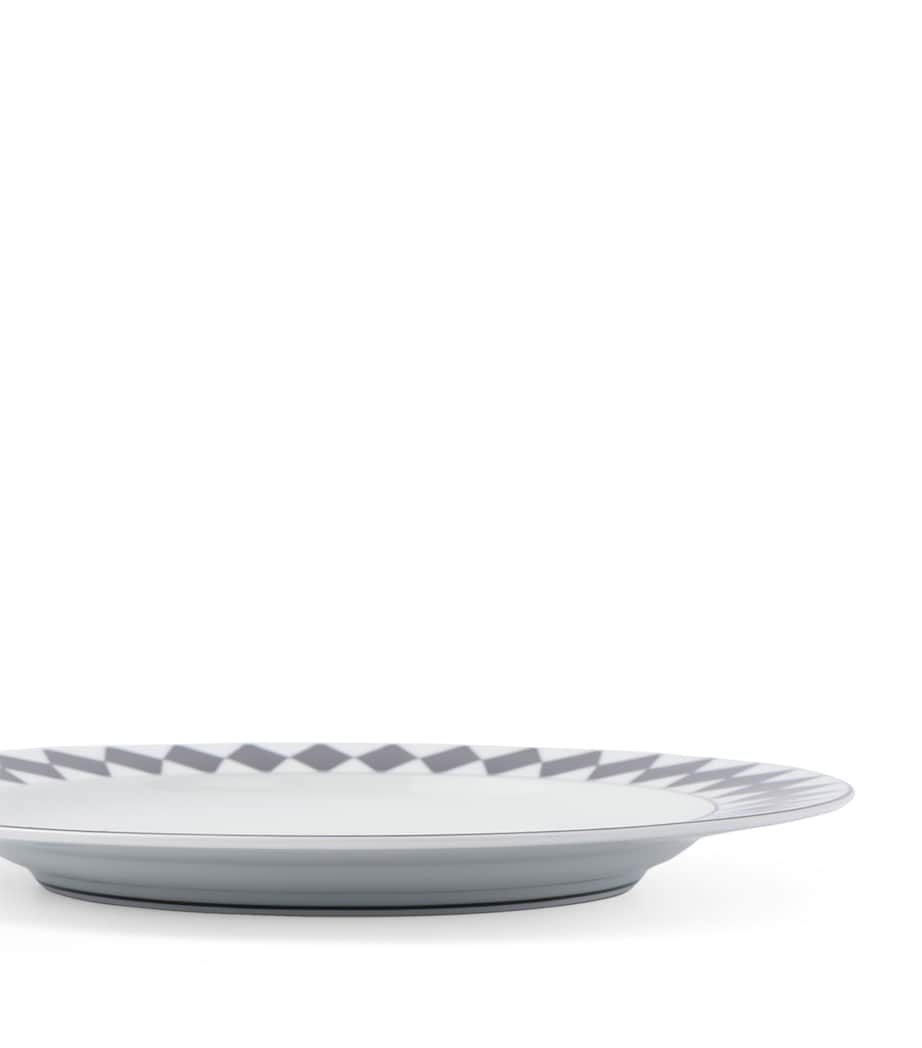 Prada Set of 2 Chequerboard Dinner Plates (25cm)
