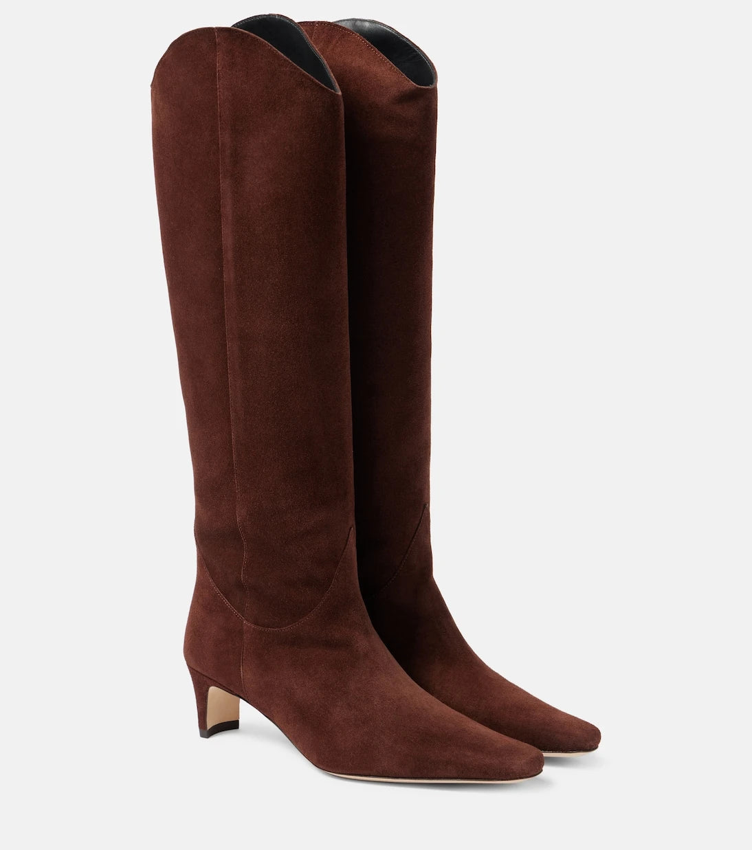 Staud - Western Wally suede knee-high boots