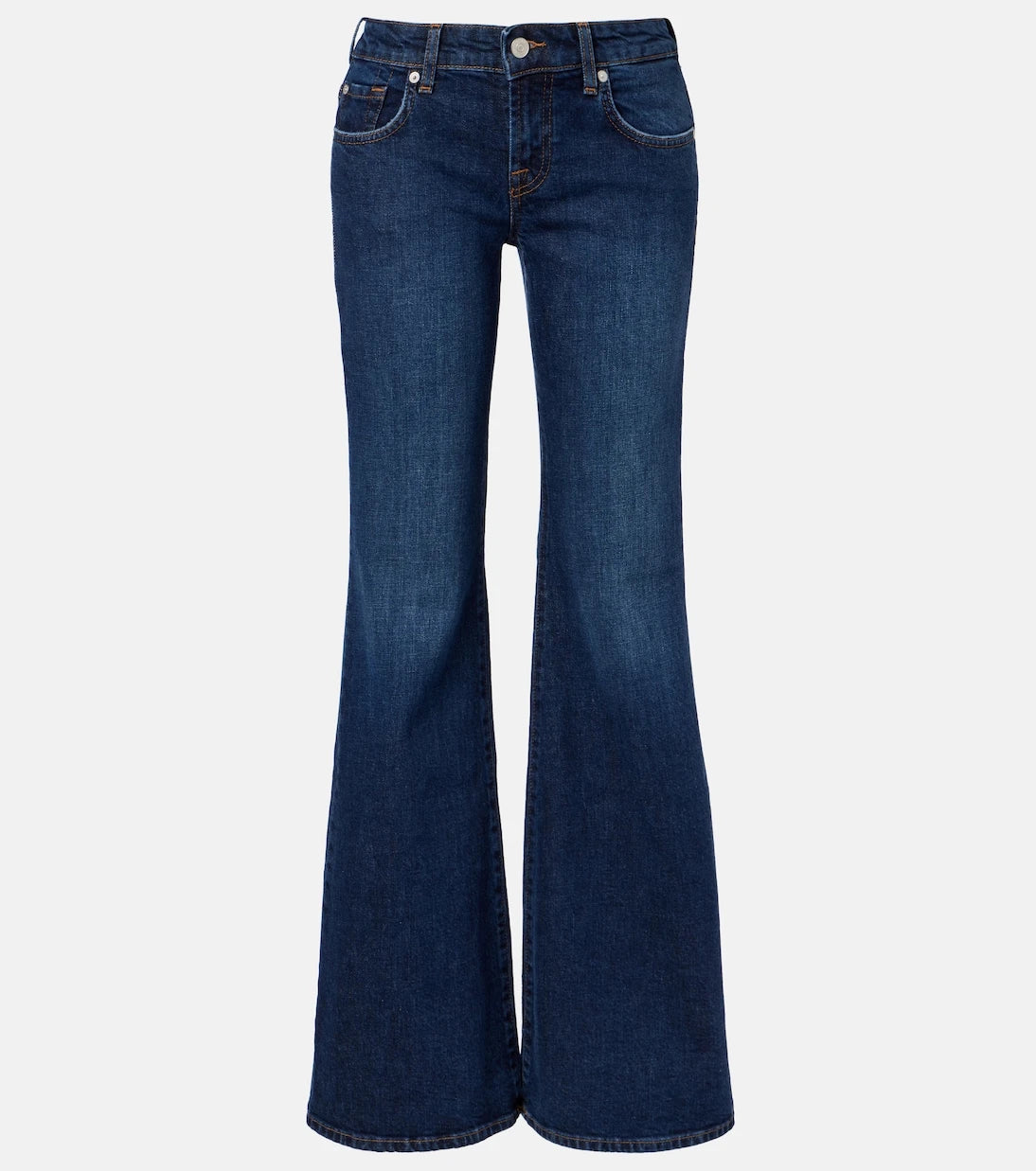 7 For All Mankind - Low-rise flared jeans