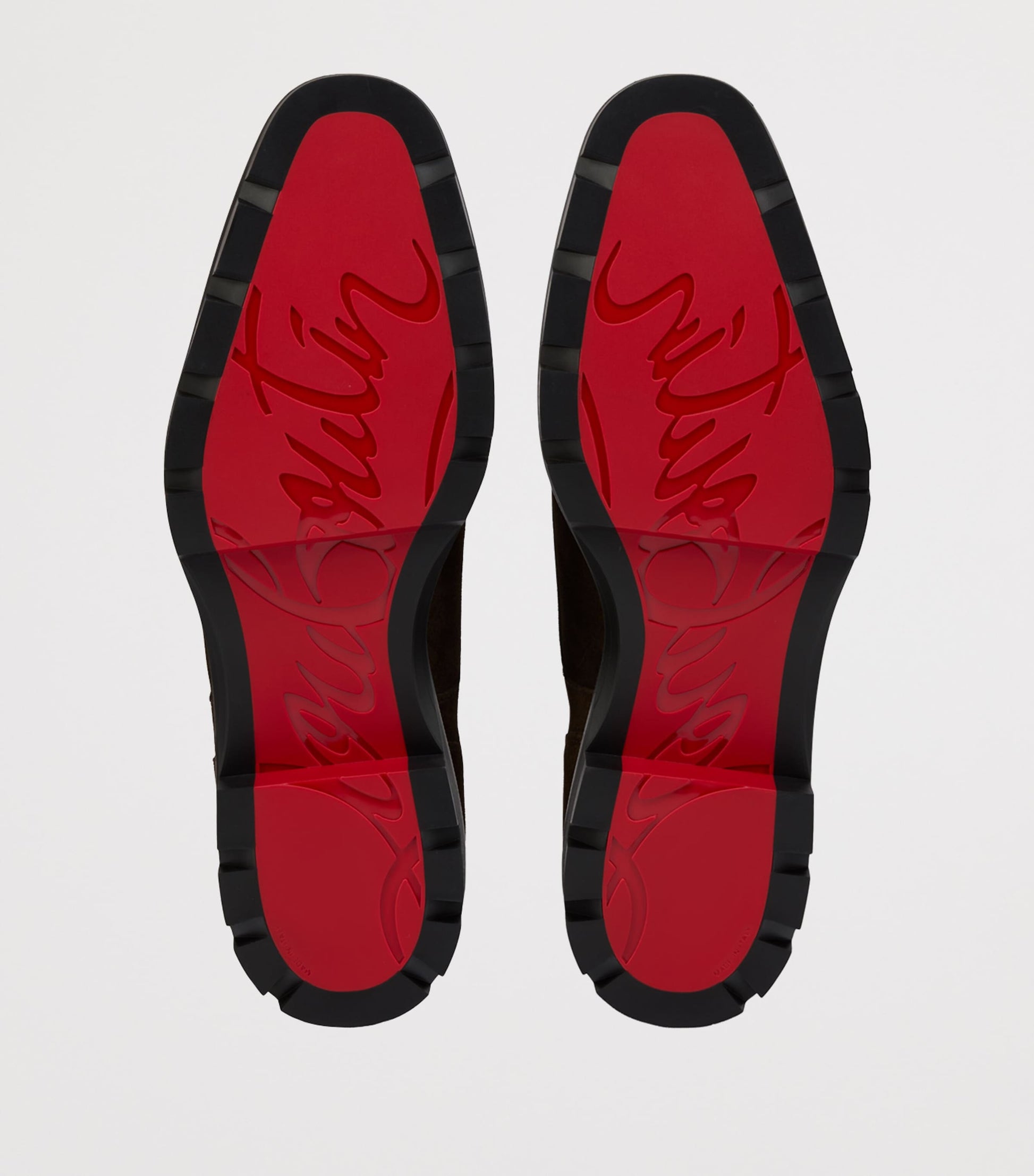 Christian Louboutin Davisol Lion Suede Derby Shoes