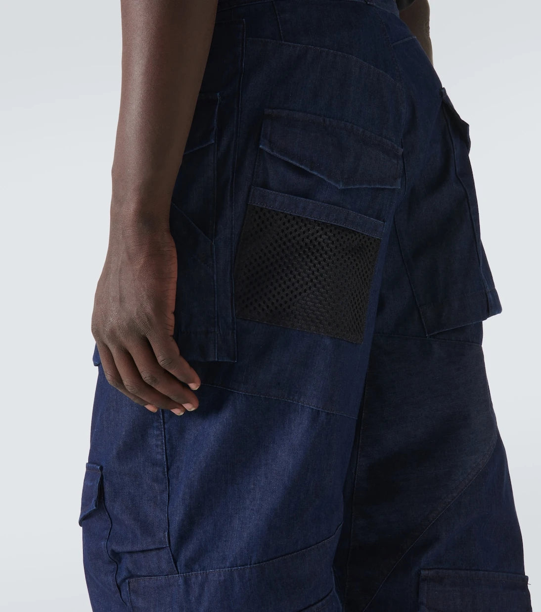 Junya Watanabe - Deconstructed denim cargo pants