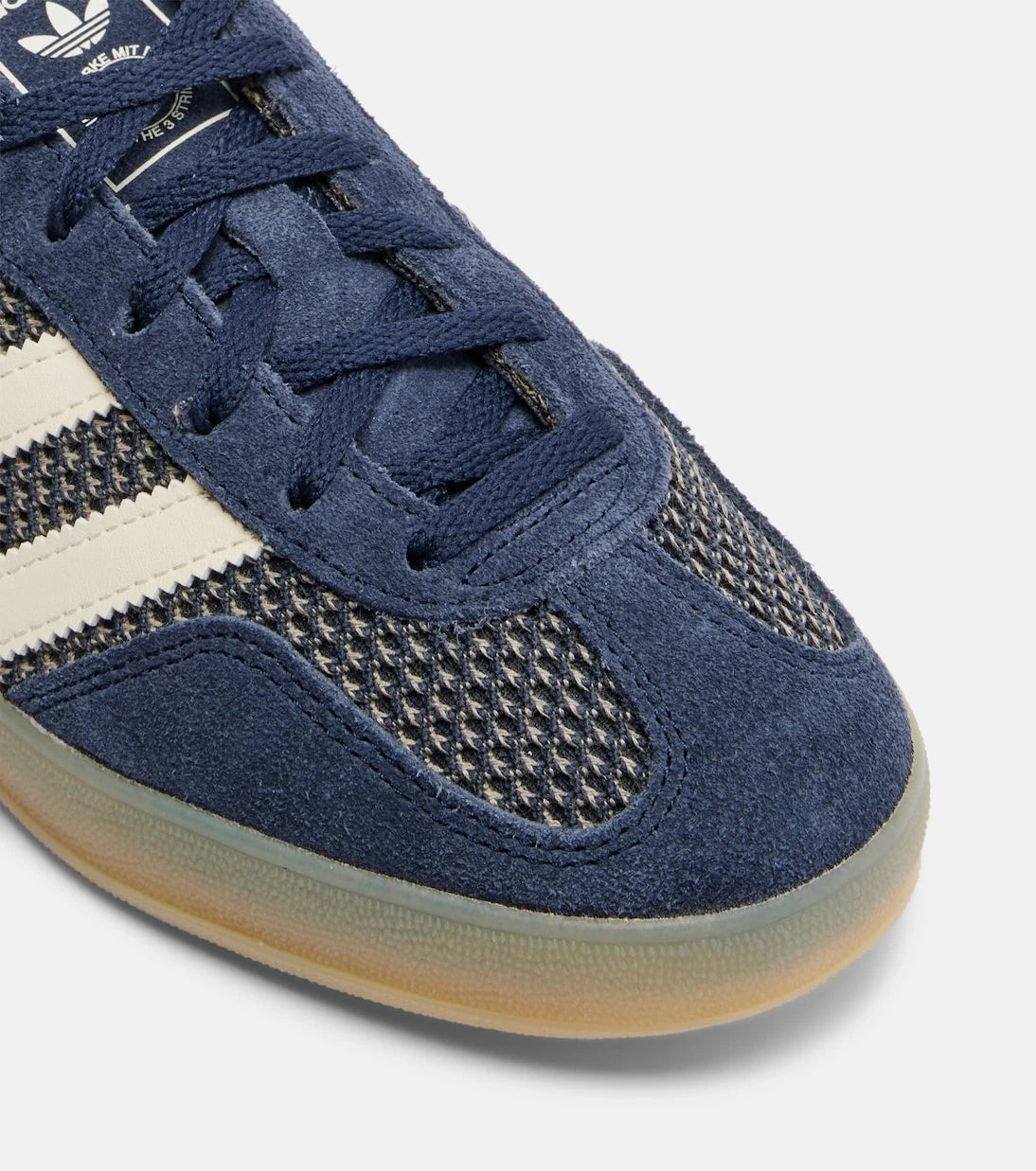 Adidas - Gazelle Indoor suede-trimmed sneakers