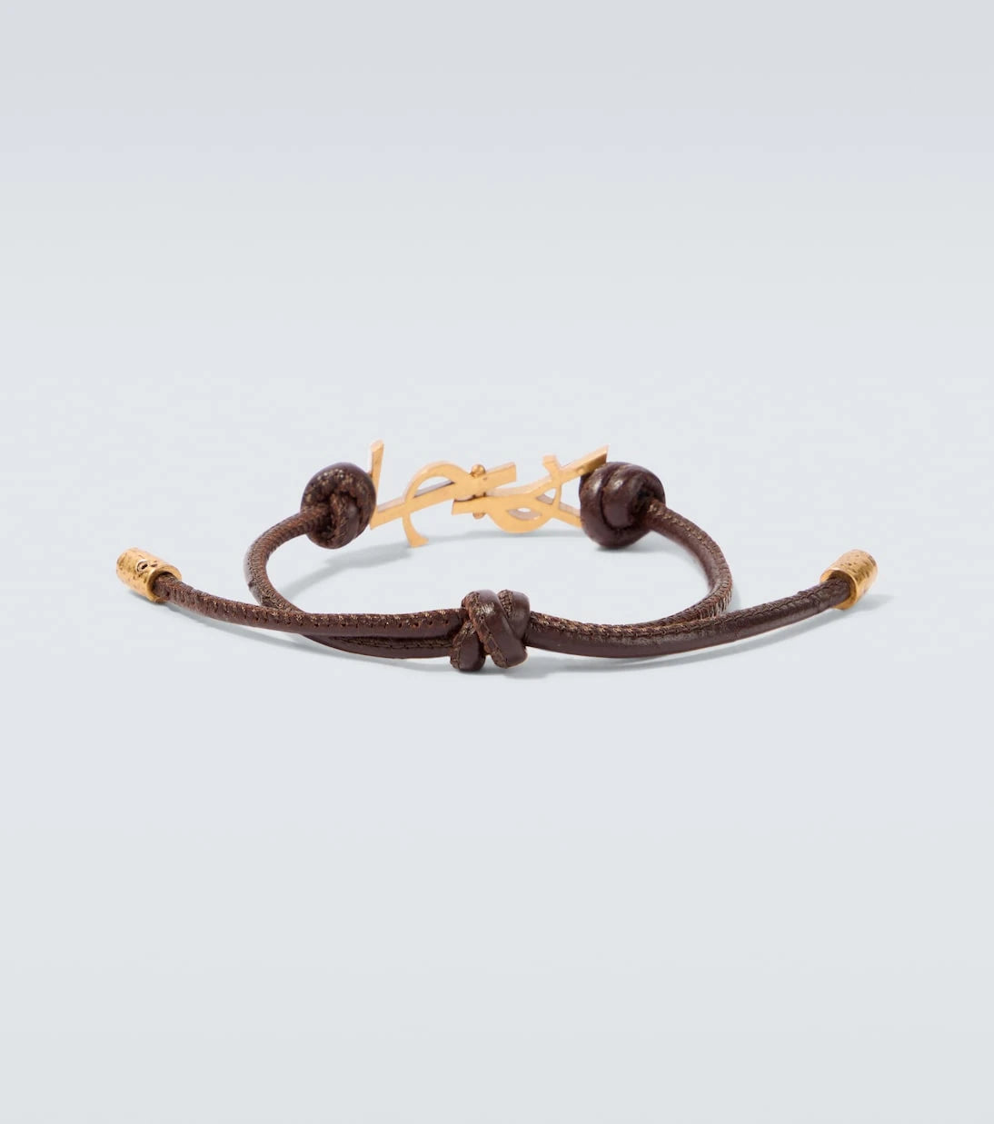 Saint Laurent - Cassandre leather bracelet