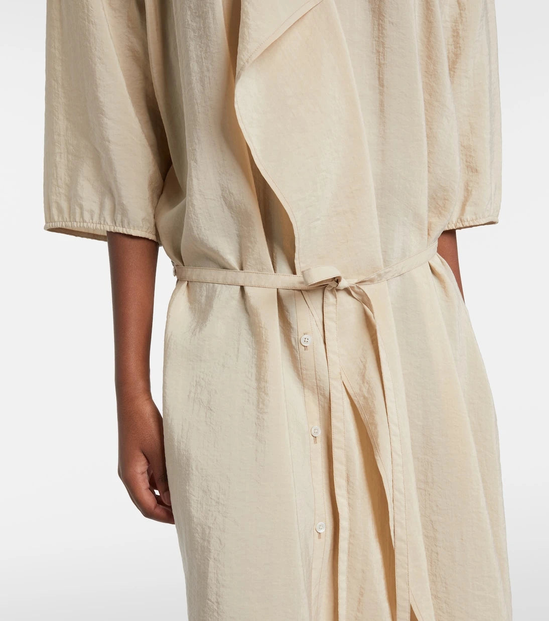 Lemaire - Silk-blend shirt dress