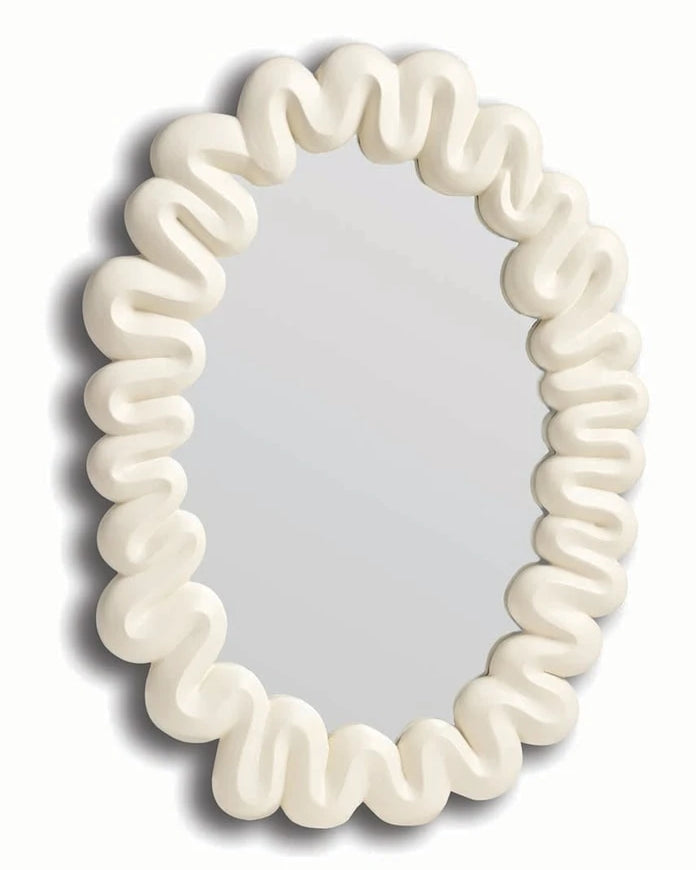 Duvar Aynası &k amsterdam Mirror Dribble White