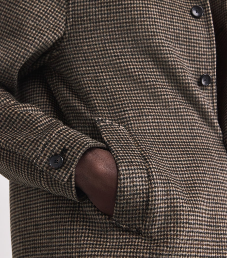 Multi Houndstooth Bomber Jacket