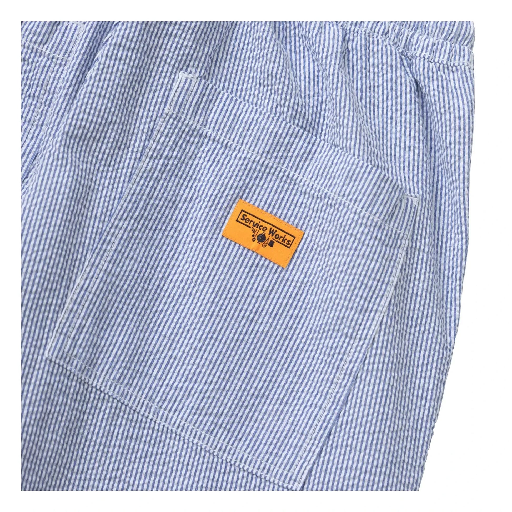 Service Works - Chef Seersucker Striped Pants | Light Blue