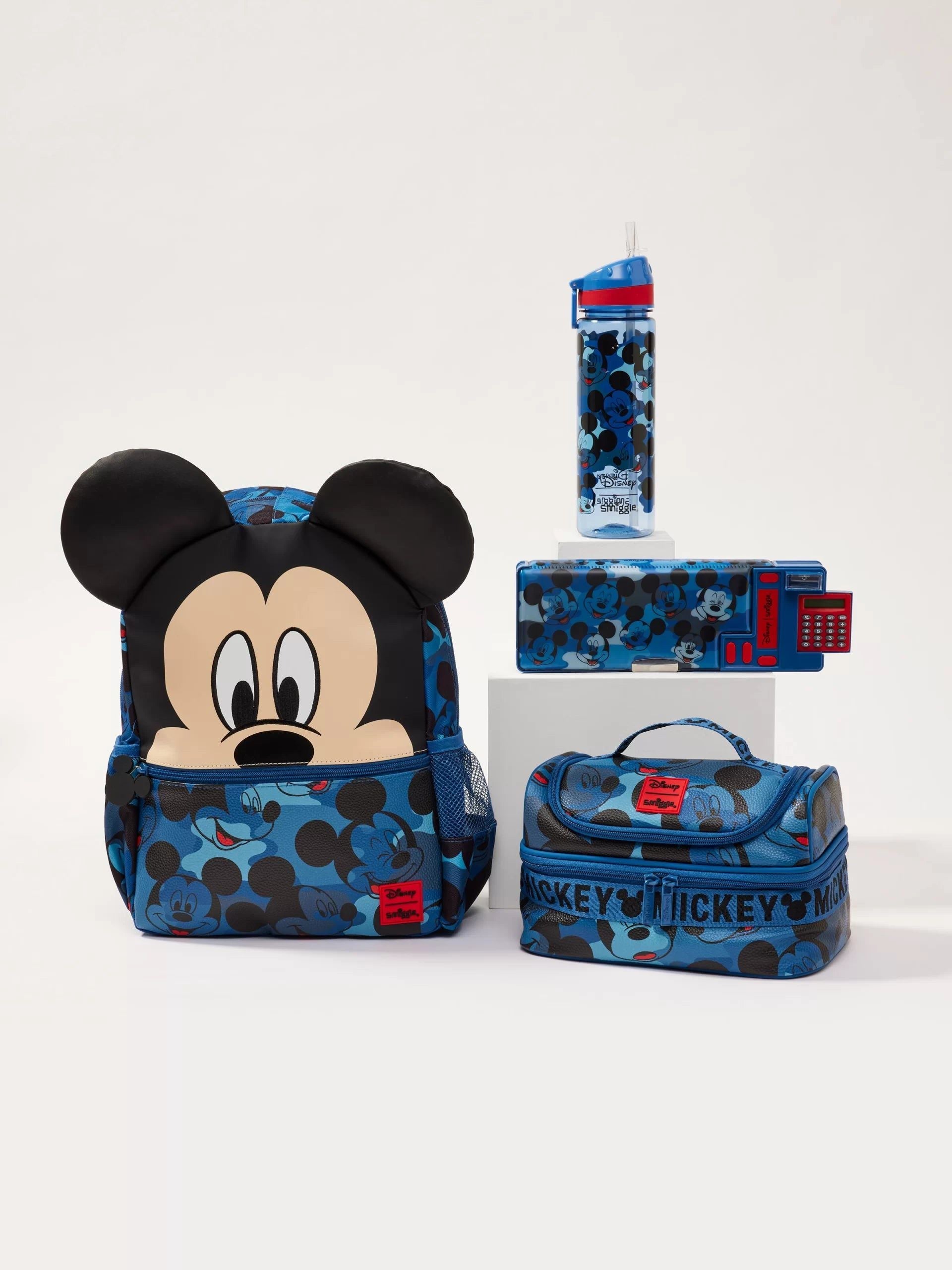 Smiggle - Mickey Mouse 4 Parçalı Çocuk Okul Çantası Seti 