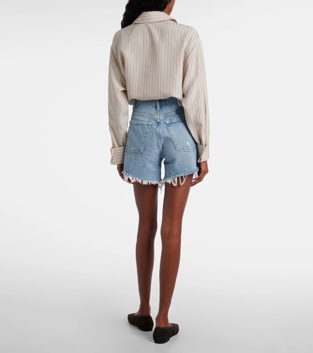Agolde - Parker mid-rise shorts