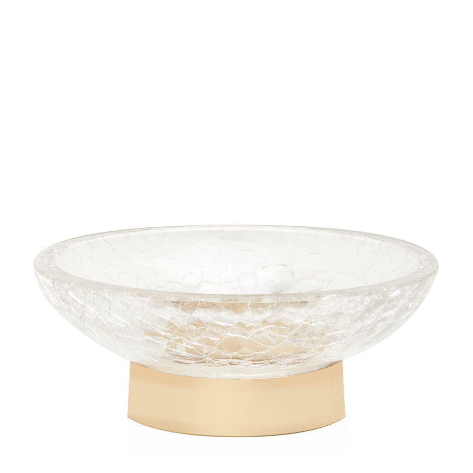 Cracked Crystal Soap Dish