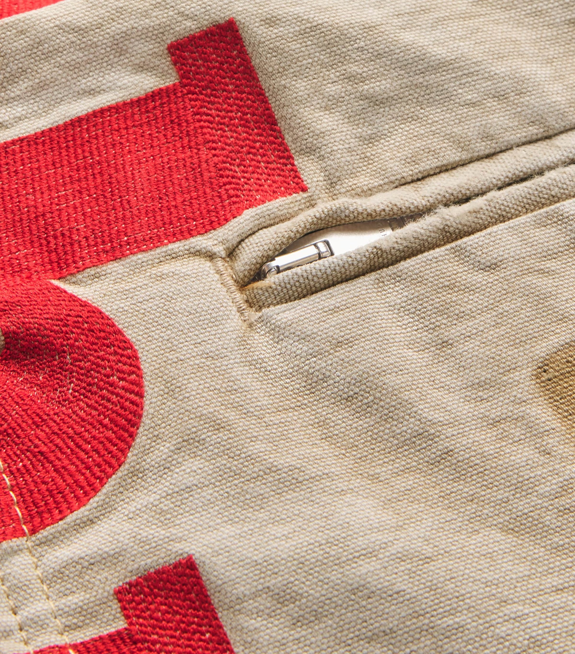 Rhude Beige Cotton Padded Field Jacket