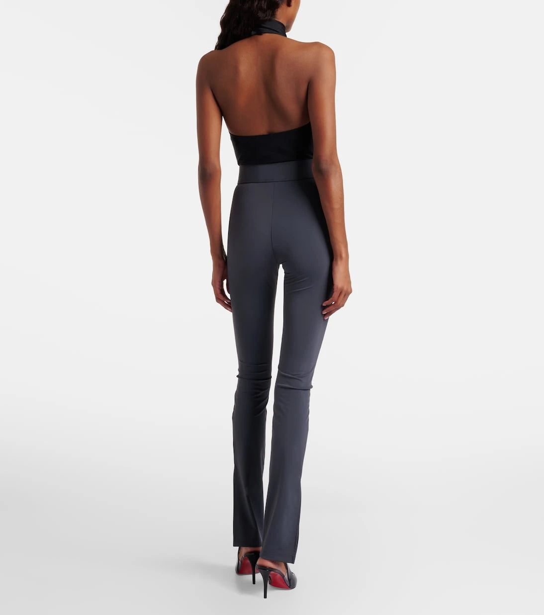 Courrèges - Belted jersey pants