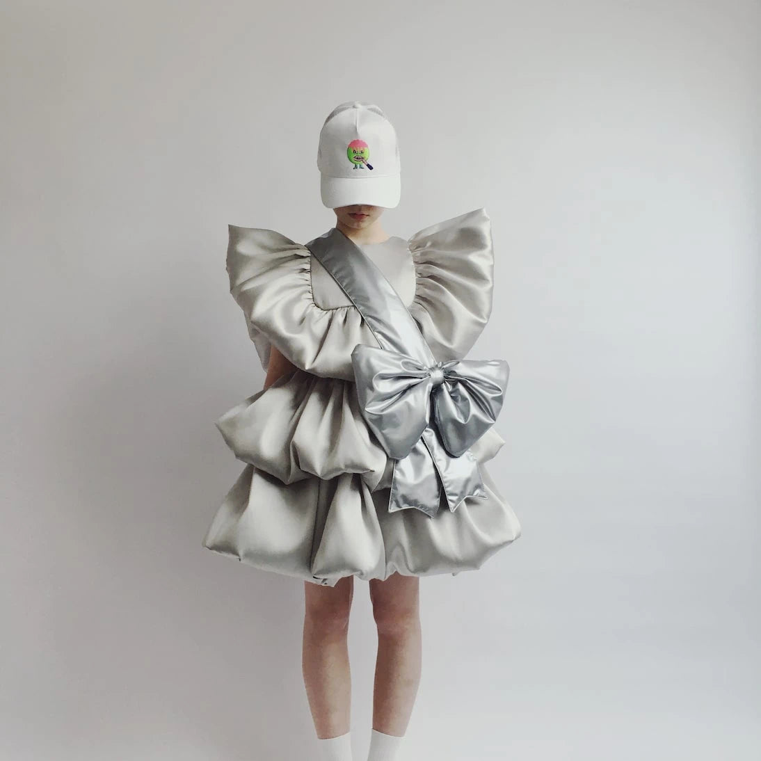Caroline Bosmans - Tiered satin dress