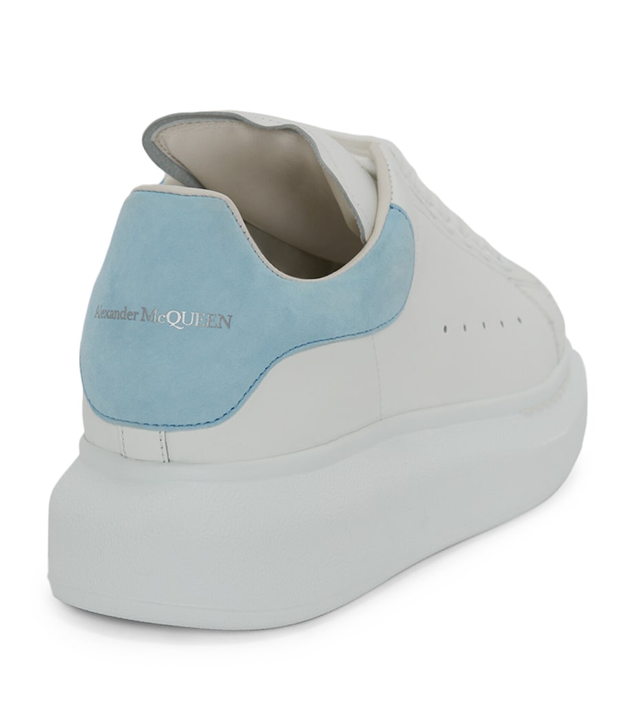 McQueen Nude Leather Oversized Sneakers