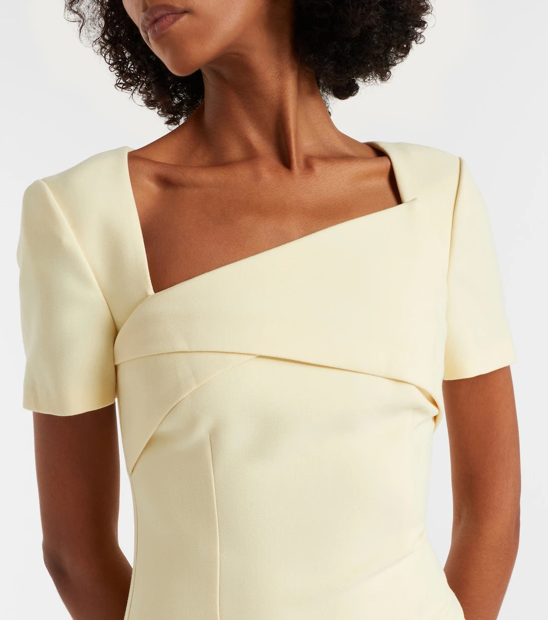 Roland Mouret - Draped crêpe cocktail dress