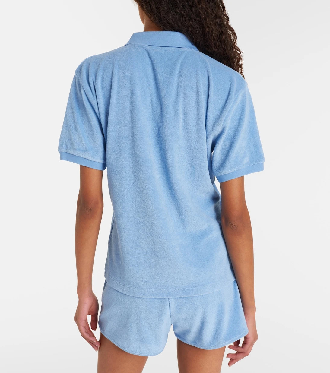 Hunza G - Logo cotton terry polo shirt