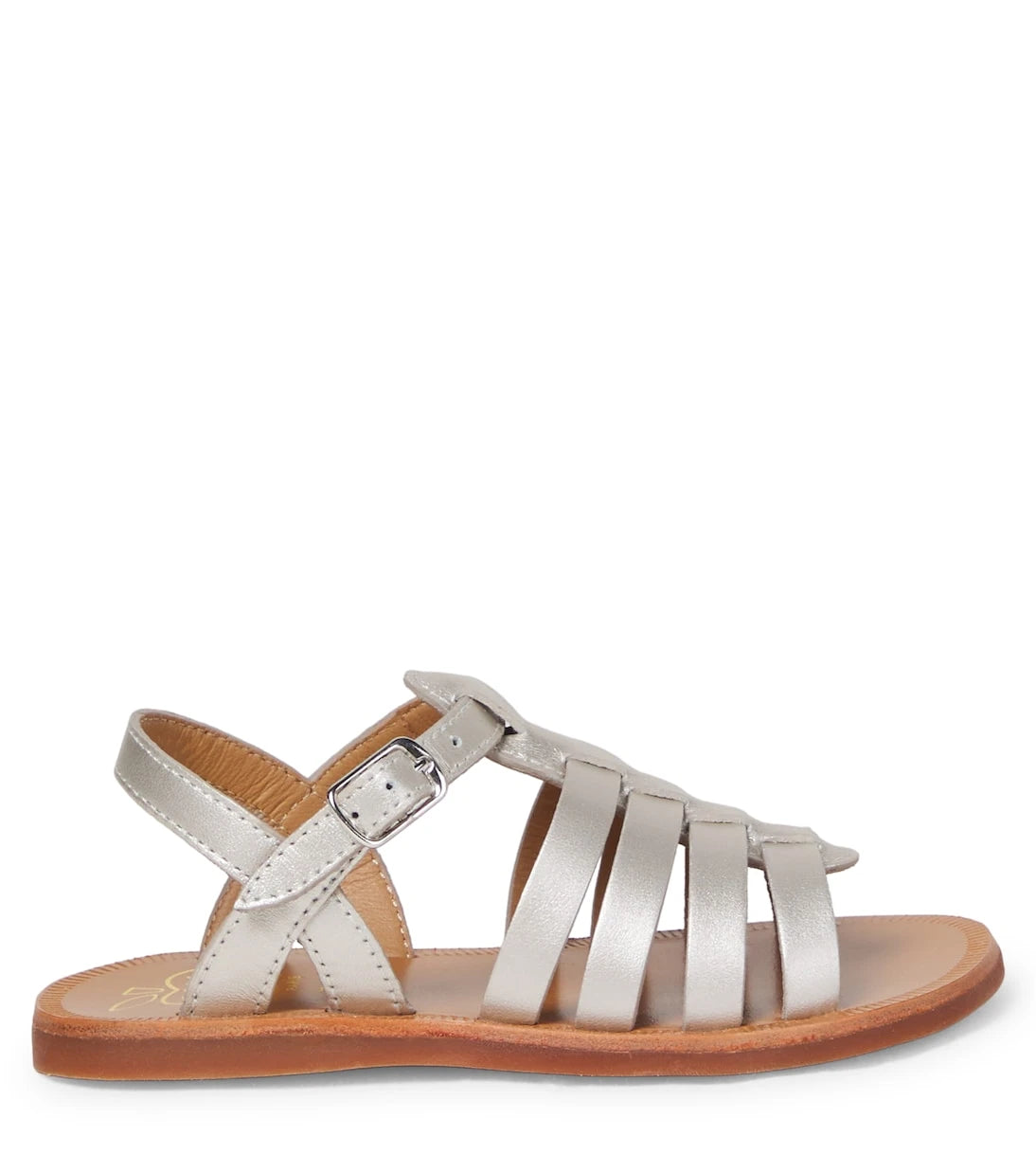 Pom d'Api - Plagette Strap metallic leather sandals
