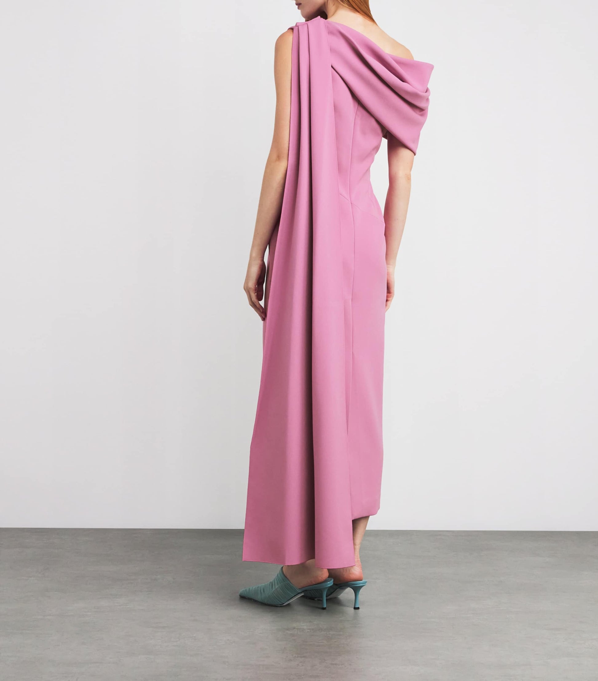 Maite Cape Midi Dress NEW ORCHID/AMARATHUS