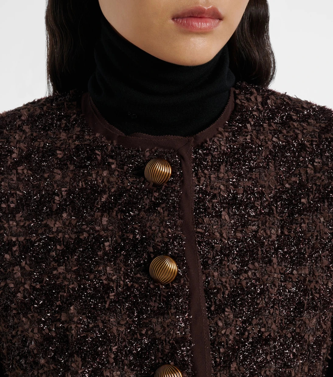 Veronica Beard - Audrina metallic tweed jacket