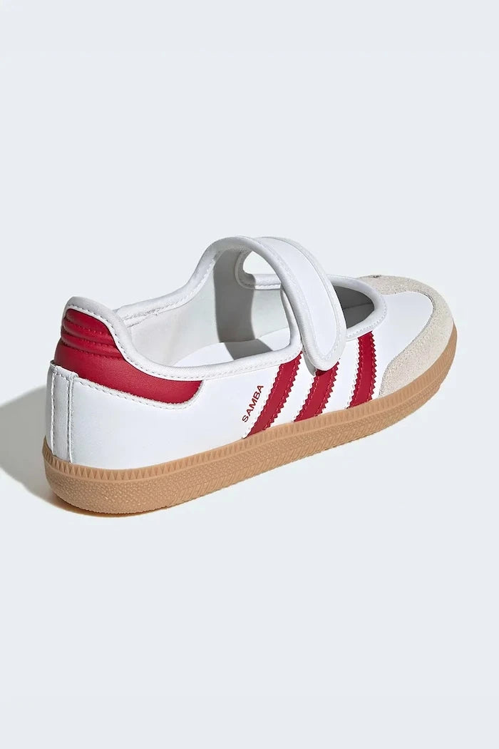 adidas Originals SAMBA JANE deri çocuk balerin ayakkabıları
