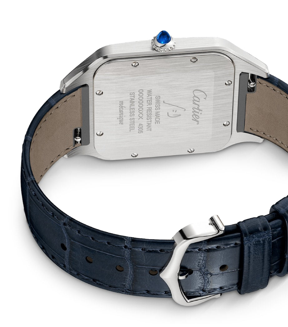 Stainless Steel Santos-Dumont Watch 46.6mm