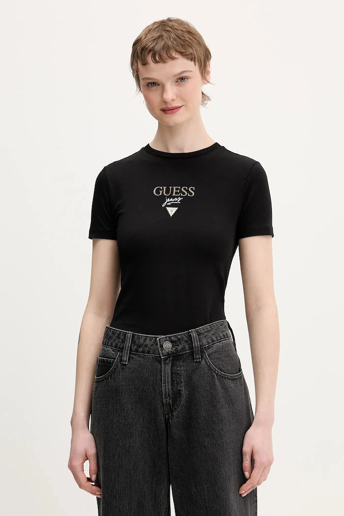 Guess Jeans kadın pamuklu tişört