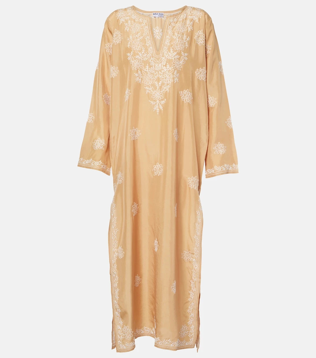 Juliet Dunn - Embroidered silk kaftan