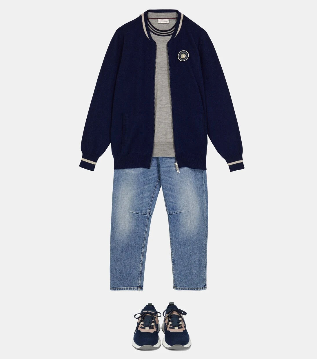 Brunello Cucinelli Kids - Wool and cashmere sweater
