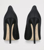 Alevi Black Satin Susi Pumps 110