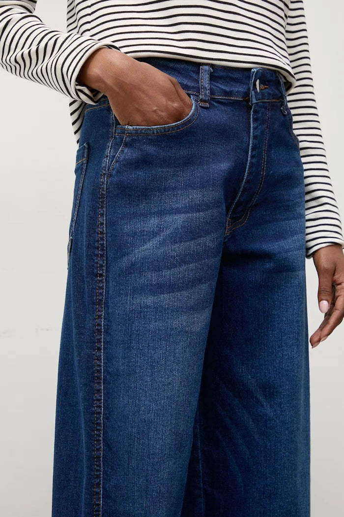 Kadın wide leg jean